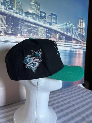 Gorra New Era San Jose Sharks Negra y Verde
