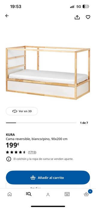 Cama infantil + 2 colchones