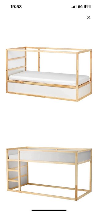 Cama infantil + 2 colchones