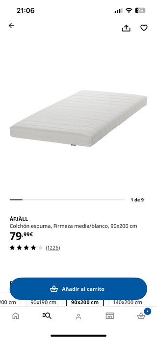 Cama infantil + 2 colchones