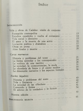 Cartas marruecas Noches lúgubres