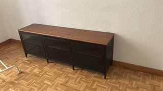 Mueble TV industrial metal y madera