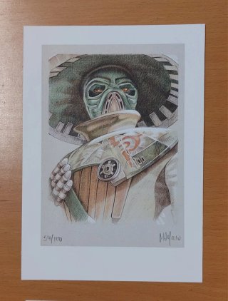 Litografías Star Wars Miguel Alfaro