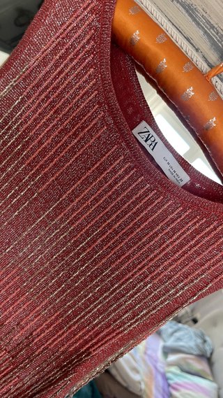 Vestido Zara fiesta lentejuelas M