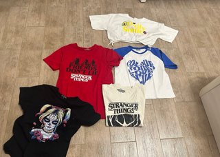 Lote 5 camisetas 12 años
