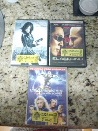 Lote 3 Películas DVD