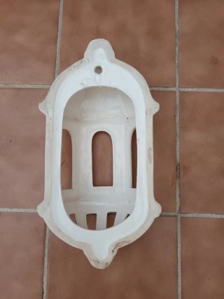 Apliques de cerámica blancos