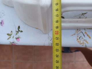 Apliques de cerámica blancos