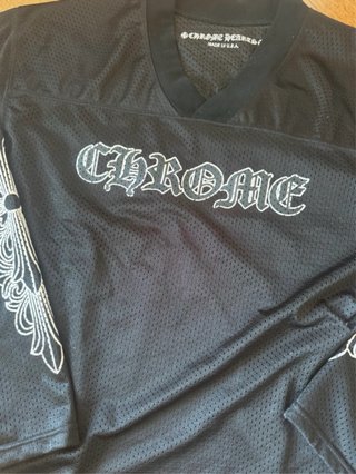 Camiseta manga larga Chrome Hearts negra