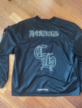 Camiseta manga larga Chrome Hearts negra