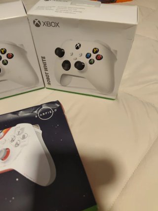 Pack 3 Mandos Xbox Robot White