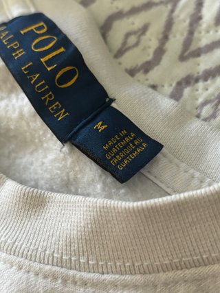 Sudadera Polo Bear Ralph Lauren Blanca
