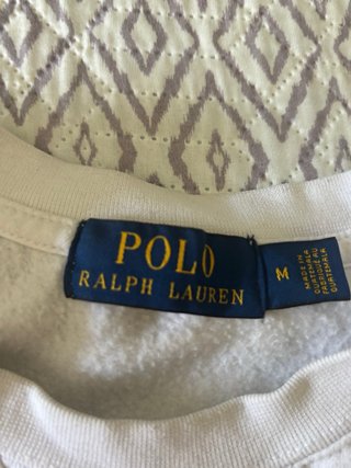 Sudadera Polo Bear Ralph Lauren Blanca