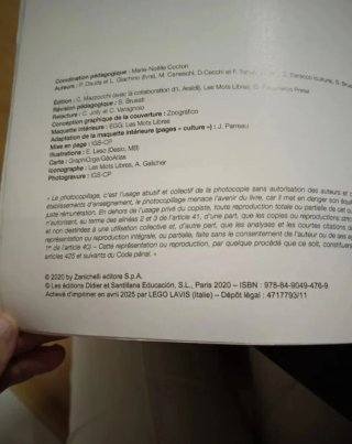 Cuadernillo de francés de 1° de bachillerato