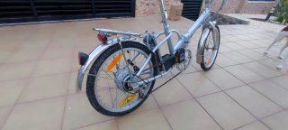 Bicicleta Plegable Folding Plata
