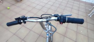 Bicicleta Plegable Folding Plata