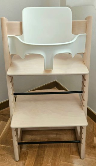 Trona Stokke Tripp Trapp Madera Haya+Accesorios