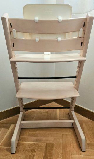 Trona Stokke Tripp Trapp Madera Haya+Accesorios