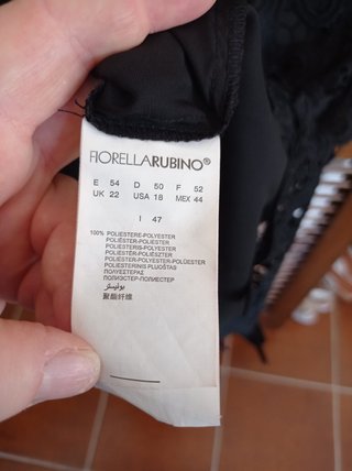 Abito donna pizzo nero