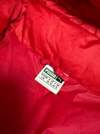 Chaqueta Puma Roja con Capucha
