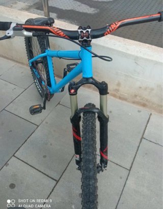 Bici Dirt Jump Azul