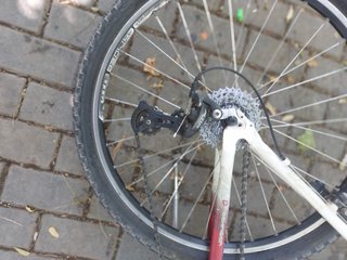 Bicicleta de Montaña Decathlon Roja