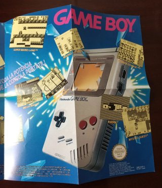 Folleto original Nintendo Game Boy (Años 90)