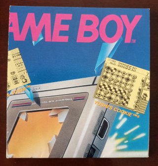 Folleto original Nintendo Game Boy (Años 90)