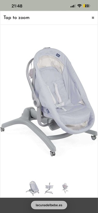 Minicuna Chicco Baby Hug 4 en 1 Air