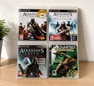 Lote 4 Juegos PS3 Assassin's Creed y Uncharted