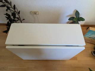 Mesa alas abatibles Ikea Norden blanca