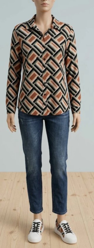 Blusa estilo retro A de T