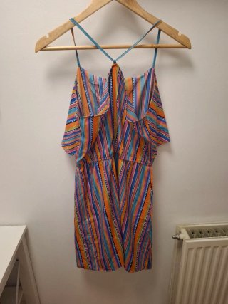 Vestido estampado rayas "S"