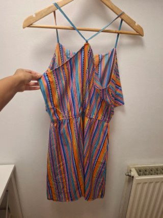 Vestido estampado rayas "S"