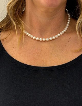 Collar de Perlas Recarlo Oro 18k