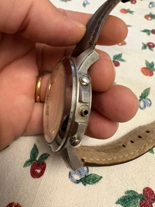 Orologio Fossil Uomo Pelle Marrone Bianco