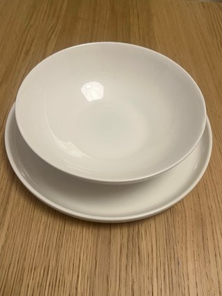 Malacasa Vajilla Porcelana Blanca