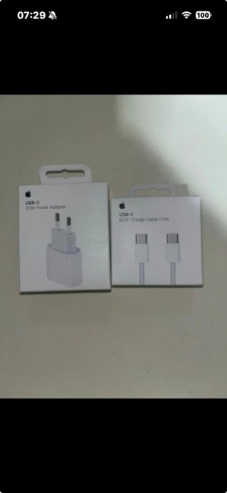 Caricatore Apple USB-C 20W e Cavo 60W