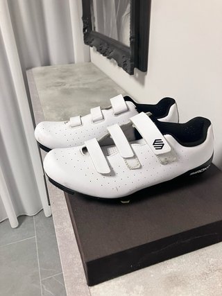 Zapatillas Ciclismo Carretera Siroko Blancas