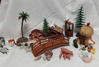 Figuras Belén y Granja. Años 70