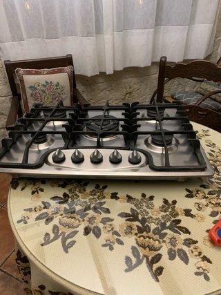 Encimera de gas butano 5 fuegos
