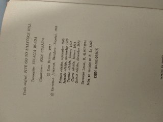 3 libros Los Cinco
