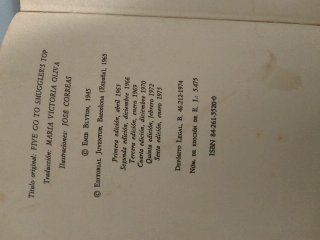 3 libros Los Cinco