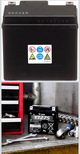 Batería Yuasa YTZ7S Moto AGM 12V 130 CCA
