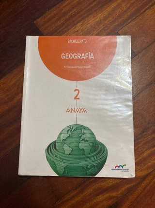 Geografía, 2 Bachillerato