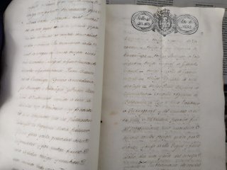 Manuscrito antiguo 1832