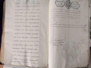 Manuscrito antiguo 1832
