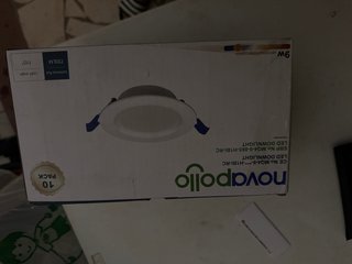 10 Plafones LED Downlight Novapollo 9W
