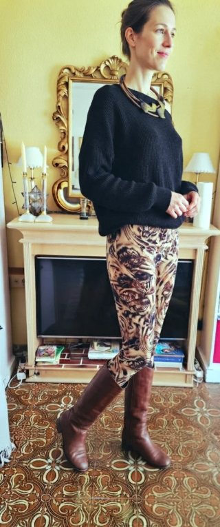 Mallas Animal Print Miss Class Talla M