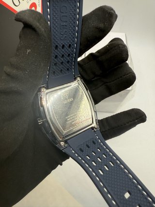 Reloj Guess Transparente Azul y Negro